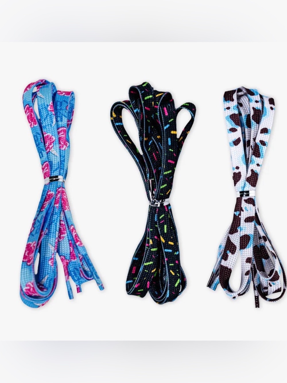 New NWT Baseball Lifestyle 101 set of 3 shoe laces